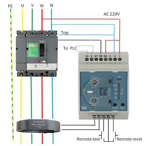 ASJ10-LD1C Earth Leakage Relay