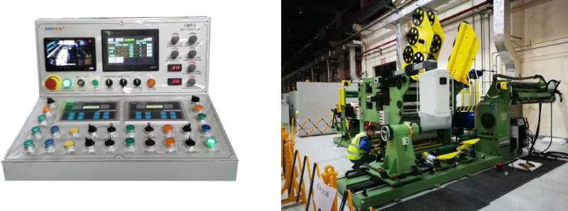 Transformer foil winding machine