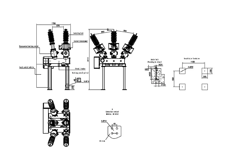 40.5kV HGIS Dimension