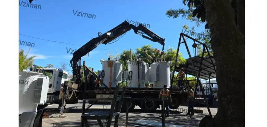 Successful Case Study: 24 Units of 14.4kV Oil-Immersed Voltage Regulators for El Salvador Project