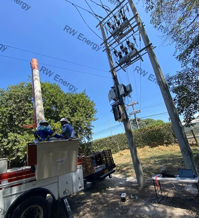 RW Energy Colombia PV Plant 35 kV Recloser Controller Project Case Study