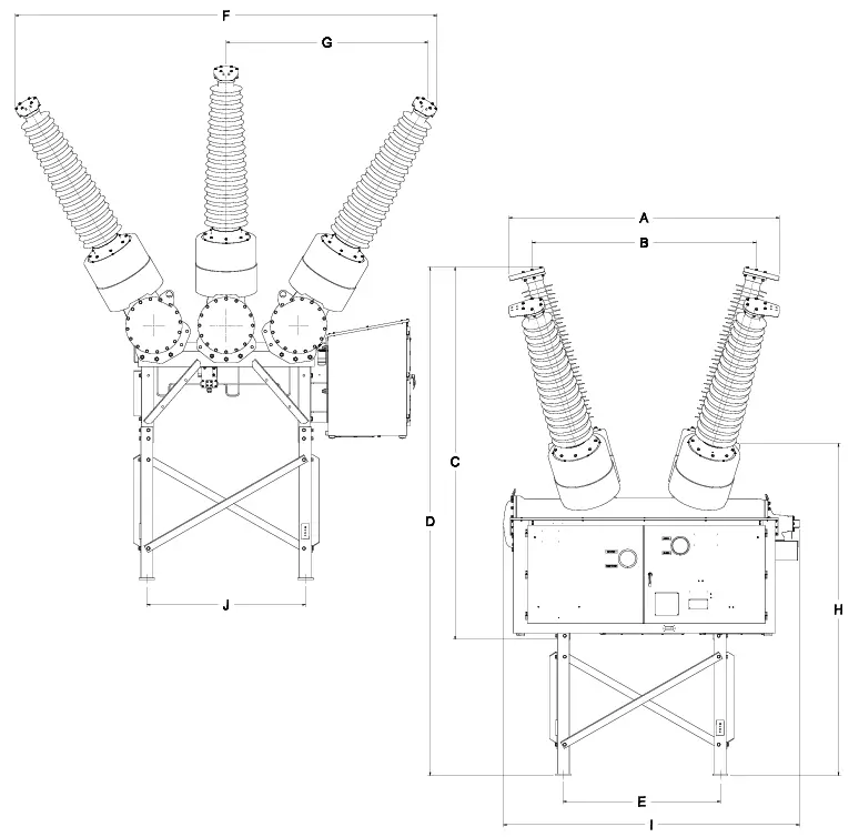  High reliability SF6-free Dead Tank Circuit Breaker-145 kV