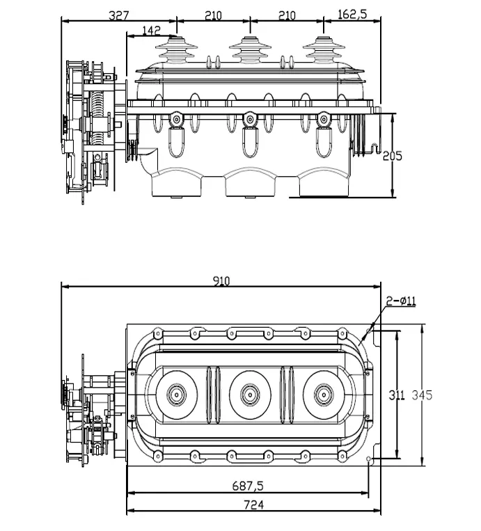 SF6-free Indoor g3 Load Break Switch-12/24kV