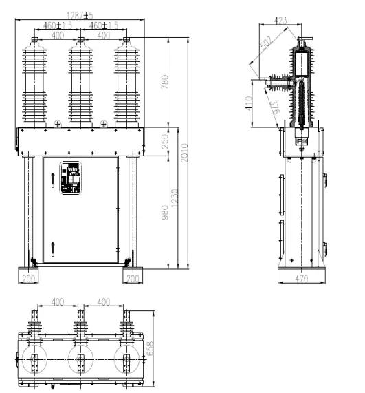 Outdoor Three-Phase Capacitor Switch 40.5kV