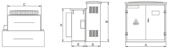 Three Phase Pad-Mounted Distribution Transformers Manufacturer-34.5kV