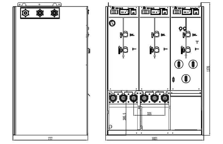 SF6-free gas-insulated switchgear for secondary distribution 24kV