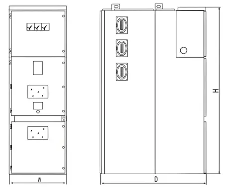 indoor metal-clad withdrawable switchgear Device structure