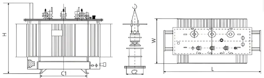 Sealed Oil-Immersed power Transformer | 6.3kV to 10.5kV