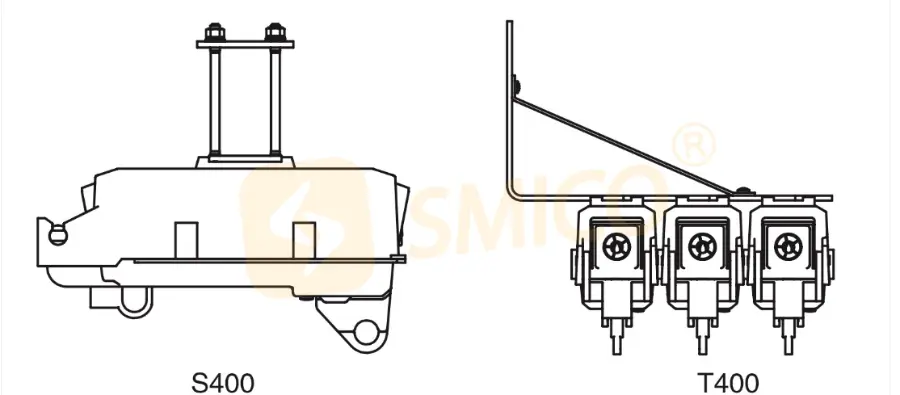 Single pole Low Voltage fuse switch 400AMPS APDM-400 Insulated Fuse Switch