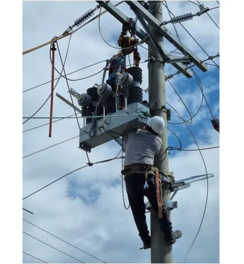 Installation Site of Rockwill Intelligent Reclosers in the Philippines.jpg