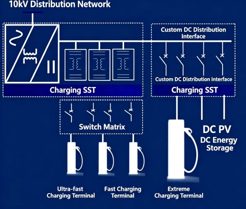 Medium-Voltage Direct-Connect Ultra-Fast Charging Station