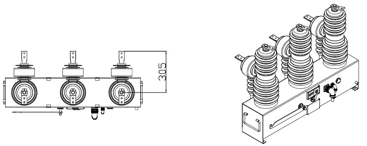 Three-phase vacuum Smart recloser/Reclosure Manufacturer-15kV