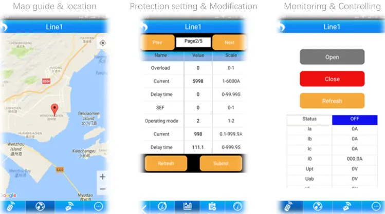 Three-phase vacuum Smart recloser/ReclosureRemote Control via Mobile APP
