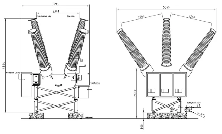 RHD-245 Dead-Tank SF6 Circuit Breaker