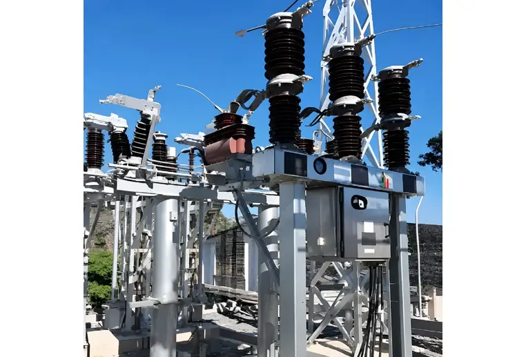 IEC standard HV Live tank SF6 gas circuit breaker On‑site Operation Photos