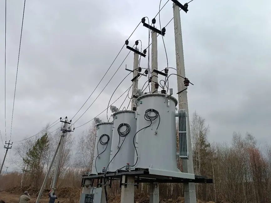 Single Phase Automatic Voltage Regulator On-site Operation Photo