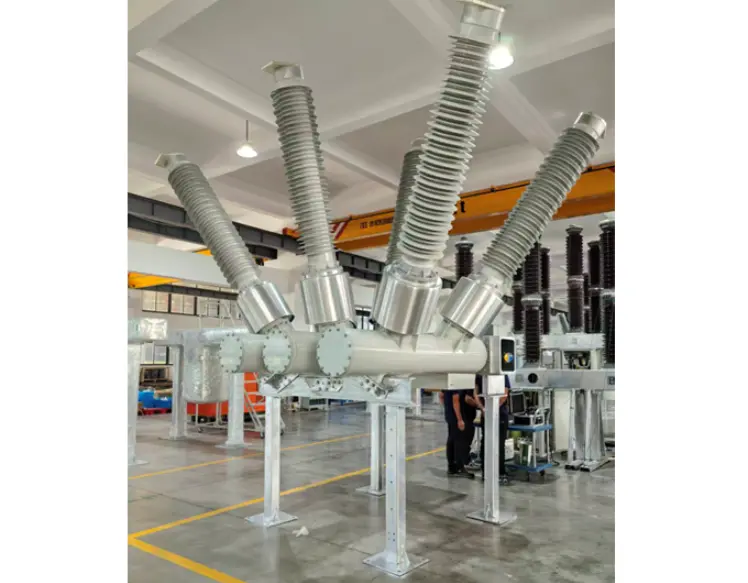 Dead-Tank SF6 Circuit Breaker Physical Photograph